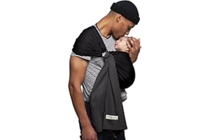 Love Radius La Petite Écharpe Sans Nœud - Anthracite, Noir (Réversible)