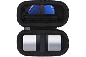 Khanka Custodia rigida per monitor cardiaco KardiaMobile 6L/1L EKG (ECG), custodia compatibile con il monitor ECG personale Kardia 6L 1L con moschettone e cordino (portapillole ed ECG non inclusi)