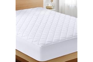 Col & Cor Protector de Colchón Acolchado Algodón | Transpirable, Hipoalergénico con Tratamiento Antiácaros | Ultra Suave, Ajustable para Colchones de hasta 30 CM (Impermeable, Cama 90 x 190/200 cm)