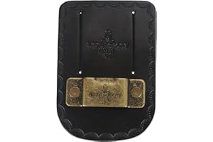 TOURBN Tourbon - Custodia per metro da 3-10 m per cintura in pelle (nero)