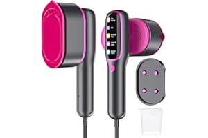 HERRFILK Travel Clothes Steamer, 2 in 1 Handheld Steamer & Iron for Clothes,1200W Large Power,Ready to Use in 15s,20g/min Steam Output,5 Modes for Various Fabric,Portable Garment Steamer for Travel,Home,Office