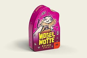 Schmidt Spiele 40899 Mogel Motte Deluxe, Three Magicians Card Game in a Metal Tin and Special Equipment - Amazon Exclusive