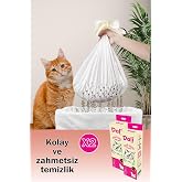 Dali Pet Kedi Kumu Filtresi, Elekli Filtre, Kokusuz &ndash; Kedi Tuvaleti Temizleme Filtresi, Kedi Bakım, Kolay ve Zahmetsiz Temizl