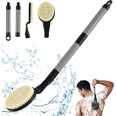 Silikon Duschbürste Mit Seifenspender – Rosa, 8,5x8,5 Cm, Für Körperpeeling & Massage, Hygienisch & Schnell Trocknend