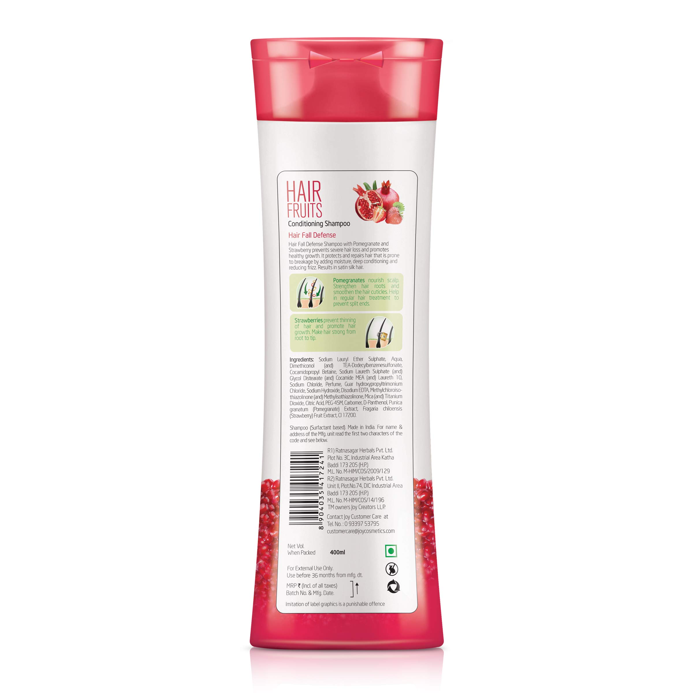 Joy Hair Fruits Hair Fall Defense Conditioner And Shampoo With