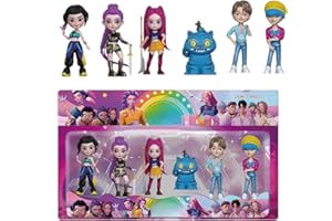 GÉNÉRIQUE Figurines K Pop De-Mon Hunters, HUNTRIX-Rumi/Mira/Zoey Set 6 pièces PVC Mini Figurines, Ensemble Jouets Collection Mignons Uniques Et Amusants for K-Pop Hunters Les Fans Cadeaux Danniversaire (A1)