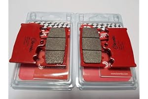 GTTCCG 4 PASTIGLIE FRENO ANTERIORI BREMBO ROSSE SINTERIZZATE GSR 600 2007