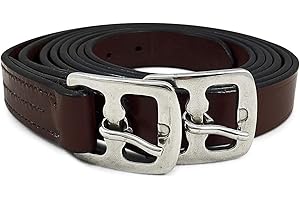 ZAIN TACK Leather Stirrup Leathers Adults or Childs 60" 54" or 48" Brown (Full)