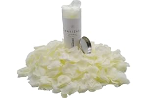 WAKISAKI (pronto all'uso, profumato) Petali di rosa finti artificiali per notte romantica, matrimonio, evento, festa, decorazione, alla rinfusa (1000 conte,