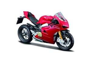 Bburago B18-51080 Ducati Panigale V4 1:18, Negro, 17 x 7 x 10,8 cm; 90 Gramos