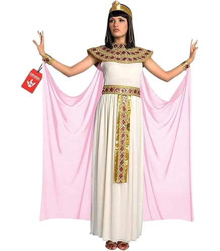 Perruque Reine égyptienne Avec Bandeau Doré - Longueur épaules, Cheveux Noirs Et Frange - Déguisement Carnaval, Cosplay, Soirée à Thème