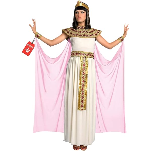 Widmann Milano Cleopatra Kinderkostüm – ägyptische Königin Mit Tunika, Gürtel, Schmuck & Kopfschmuck, Größe 128