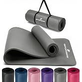 Sporsize Pilates & Yoga Matı &mdash; Kaymaz NBR K&ouml;p&uuml;k &mdash; Taşıma Askılı &mdash; Ev & Salon Kullanımı