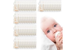 BAVOOTY Torby na mleko matki,Torby Mleko Matki Zamrażać,Worek Mleko Matki,Torby Zamrażać Mleko Matki,Torby do przechowywania mleka matki,Wstępnie sterylizowana torba do przechowywania,250 Ml,100PCS