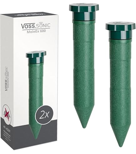 ISOTRONIC Répulsif Solaire à Visser - Répulsif Anti-Taupes pour Le