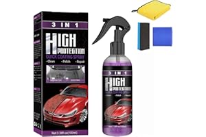 GAFUTOZM Vitaleaf Anti Rayure Spray, Spray Anti Rayure Verre Liquide 3 En 1pour Voiture Brillance & Protection Longue Durée (1 Spray)
