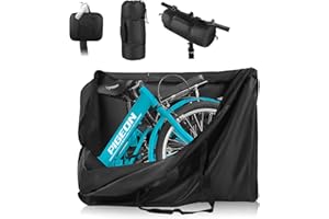 SRIMMIT sac de voyage pliable imperméable pour vélo multifonction, accessoire de transport pour vélo avec sangle solide pour expédition en avion et voiture