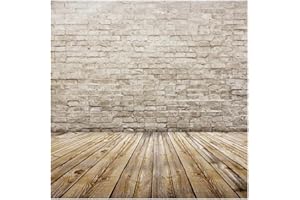 YongFoto 3x3m tło fotograficzne stare wnętrze z cegłą ścianą i drewnianymi podłogami tła do sesji zdjęciowych noworodków kochanków impreza dorośli dzieci dziecko osobisty portret zdjęcie tło rekwizyty