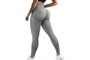 OMKAGI Women Scrunch Seamless Gym Leggings High Waist Yoga Pants Butt Lifting Workout Leggings
