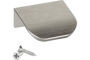 SOTECH Möbelgriff Blankett Tommy Edelstahloptik gebürstet 40 mm Griffleiste zur Montage an der Frontinnenseite inkl. Befestigungsschrauben