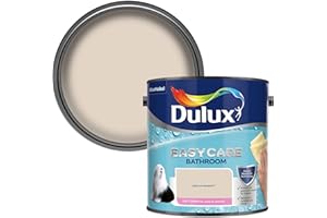 Dulux Easycare Bathroom Soft Sheen Emulsion Paint for Walls and Ceilings - Natural Hessian 2.5 litres