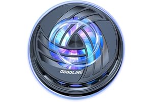 Ventilador de teléfono para juegos, Yodoit K6 Portátil Magsafe Magnético Teléfono Móvil TEC Radiador LED de refrigeración, para iPhone, iPad, Android Tipo C Cable