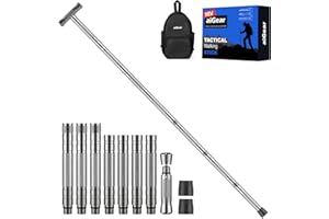 aiGear Trekking Bastones de Senderismo + Accesorios de Herramientas al Aire Libre, 5/6/7/8 Tubo, Adecuado para Mochilas, Senderismo y Camping para Hombres y Mujeres