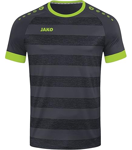 Uhlsport Retro Stripe Short Sleeve T-shirt Groen L M