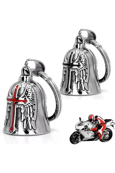 Guardian Bell Glücksbringer Mit Heiliger Maria Biker Geschenk