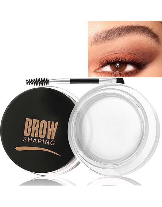 I Heart Revolution Chocolate Brow Pot – Brauenwachs Dark Chocolate – Mit Pinsel, Vegan