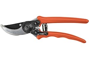 Burgon & Ball RHS Endorsed Terracotta Handle Micro Secateur, 16 cm Length, Orange