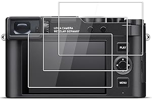 kinokoo Displayschutz für Leica D-LUX 8 /D-LUX 7/D-LUX Typ 109 /C-LUX/V-LUX 5 Digitalkamera, 0,25 mm, Härte 9H, gehärtete Glasfolie, kristallklar – blasenfrei/kratzfest (2 Packungen)