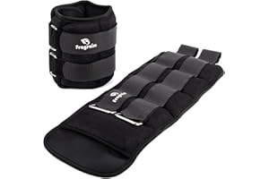 Fragraim Pesi per Caviglia, 1/2/3/4/5/6/10 kg 1 Paio di Pesi per Polso Gamba Braccio per Donne, Bambini e Uomini, Comodi e Morbidi, Perfetti per Ballare, Correre, Camminare, Fitness, Allenamento