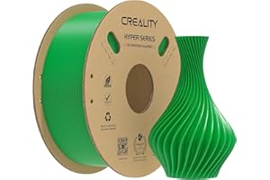 Creality Hyper PLA Filamento da 1,75 mm, verde, materiale di stampa 3D ad alta velocità e resistente alle alte temperature, compatibile con la maggior parte delle stampanti 3D come Creality K1C K1 Max