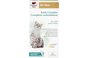 Doppelherz Complexe articulations pour Chats, Soutien du métabolisme des articulations en Cas d’ostéoarthrose, Acides Gras oméga-3, vitamines E et A, 25 Licks