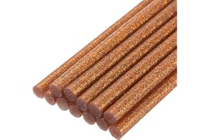 QUARKZMAN Mini-Stick Lim Hot Lim Pistol 11mm x 100mm Brons Guld Glitterat 12 st