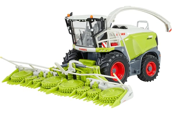 Britains 1:32 CLAAS Jaguar 980 + Orbis 900, Compatible avec Les Jouets à l'échelle 1:32, pour Les Collectionneurs et Les Enfants à partir de 3 Ans.