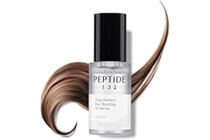 COSRX Peptide 132 - Siero oleorepellente per capelli, 28 ml, leggero olio di cheratina contro crespi e doppie punte, dona lucentezza con olio di argan e jojoba, per tutti i tipi di capelli