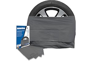 JK Trade® Lot de 4 sacs à pneus extra solides de qualité supérieure pour le rangement et le stockage de vos pneus de voiture, sac à pneus, sac pour jantes, convient pour 16, 17, 18, 19, 20, 21, 22