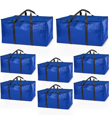 Custodia Materasso Kirfee Sacco Per Materasso King Size KIRFEE Impermeabile | 8 Maniglie, Cerniera, Per Traslochi Copertura Materasso Telone 160g