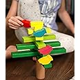 Stella Starlight Birds & Branches - Wooden Stacking and Balancing Tree Toy - 6 Birds and 10 Branches