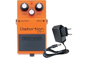 BOSS GUITAR EQUIPMENT Boss DS-1 Distortion Pedal + keepdrum 9V power supply unit