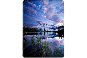 SGKITM Kindle Paperwhite 2015/2013/2012 - Custodia protettiva in silicone per Kindle Paperwhite 7/6/5° generazione, con chiusura magnetica, in TPU, motivo floreale, motivo floreale