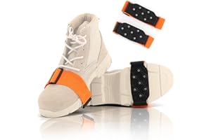 byhsports Steigeisen Bergschuhe Mid-Sole Ice Cleats Steigeisen, Schuh Spikes Traktion Schnee Griffe