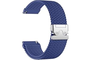 EASUNY Pleciony pasek kompatybilny z Samsungiem, 18 mm, 20 mm, 22 mm, nylonowy pasek do zegarka Galaxy Watch 7, 5, 6, 4, nylonowy, pasek do Garmin Venu 3, 2, 3S, 2S, Vivoactive 5, 4, 3