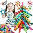 FERIO 100 Pcs Star Shaped, Star Block Interlocking Blocks Colorful Star Building Blocks Educational Construction Blocks for Kids STEM Toys (Multicolor, 100Pcs) for 3+ Year