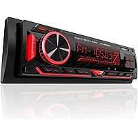 Dulcet DC-F90X 220W Single Din Mp3 Car Stereo with in-Built Smartphone Holder/2.1 Amp Ultra Fast 