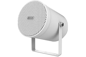 Audibax Horn 10T - Altoparlante passivo di proiezione unidirezionale - Altoparlante con potenza da 10 W - Realizzato per installazioni online da 100 V - Supporto Intecgrado - Altoparlante esponenziale
