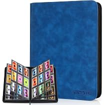Álbum Para Cartas Coleccionables Con Top Loaders - 112 Bolsillos, PU Resistente, Ideal Para MTG, TCG, Negro