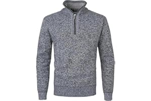 MATINEE - S-6XL - Mens Fleece Thermal Fleece Lined Sweater Cardigans-Plus Sizes